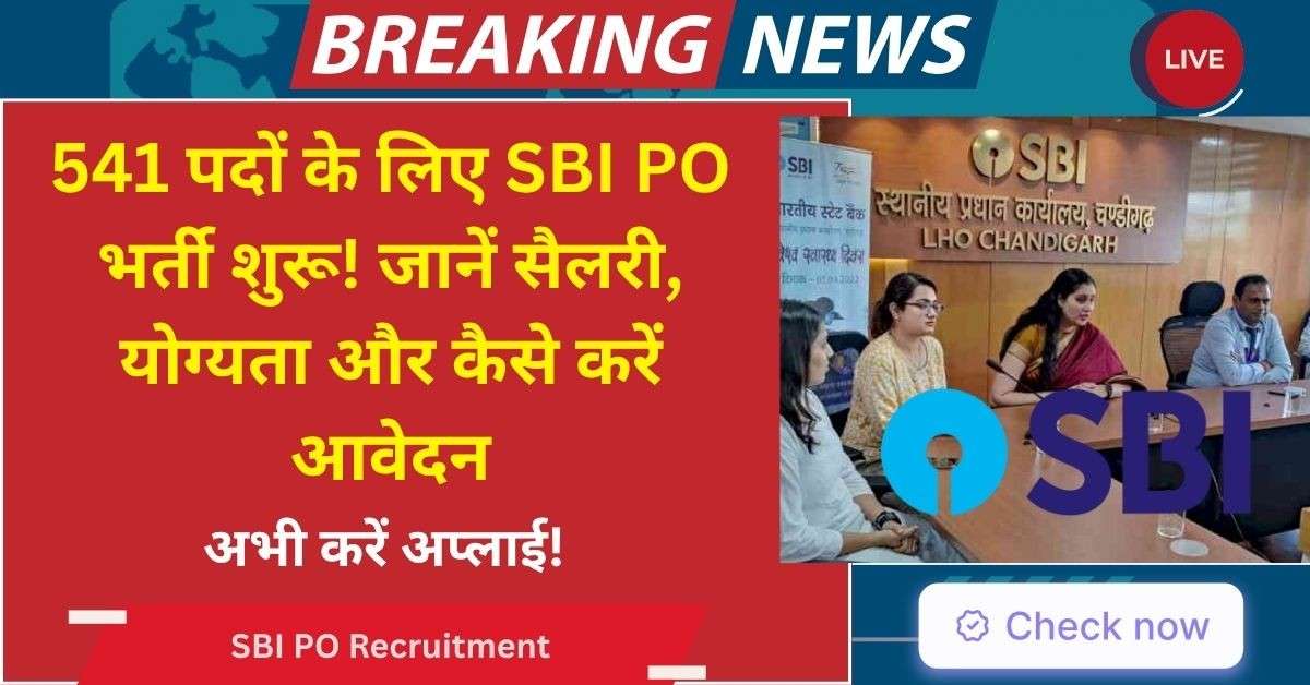 SBI PO Recruitment